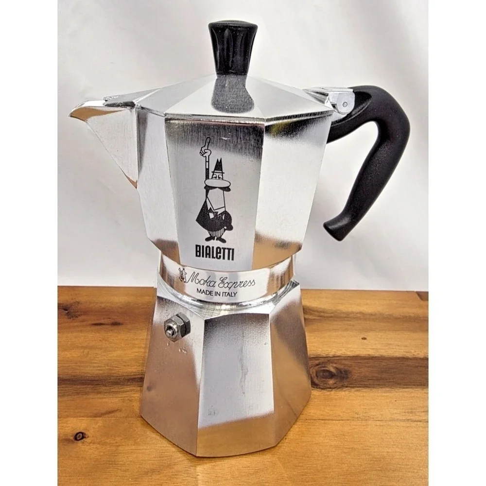 Bialetti Moka Express 6 Cup Stovetop Espresso Maker 275-06 Made In Italy NIB
